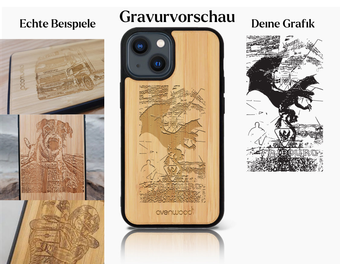 INDIVIDUEL iPhone 15 Pro bambou plastique